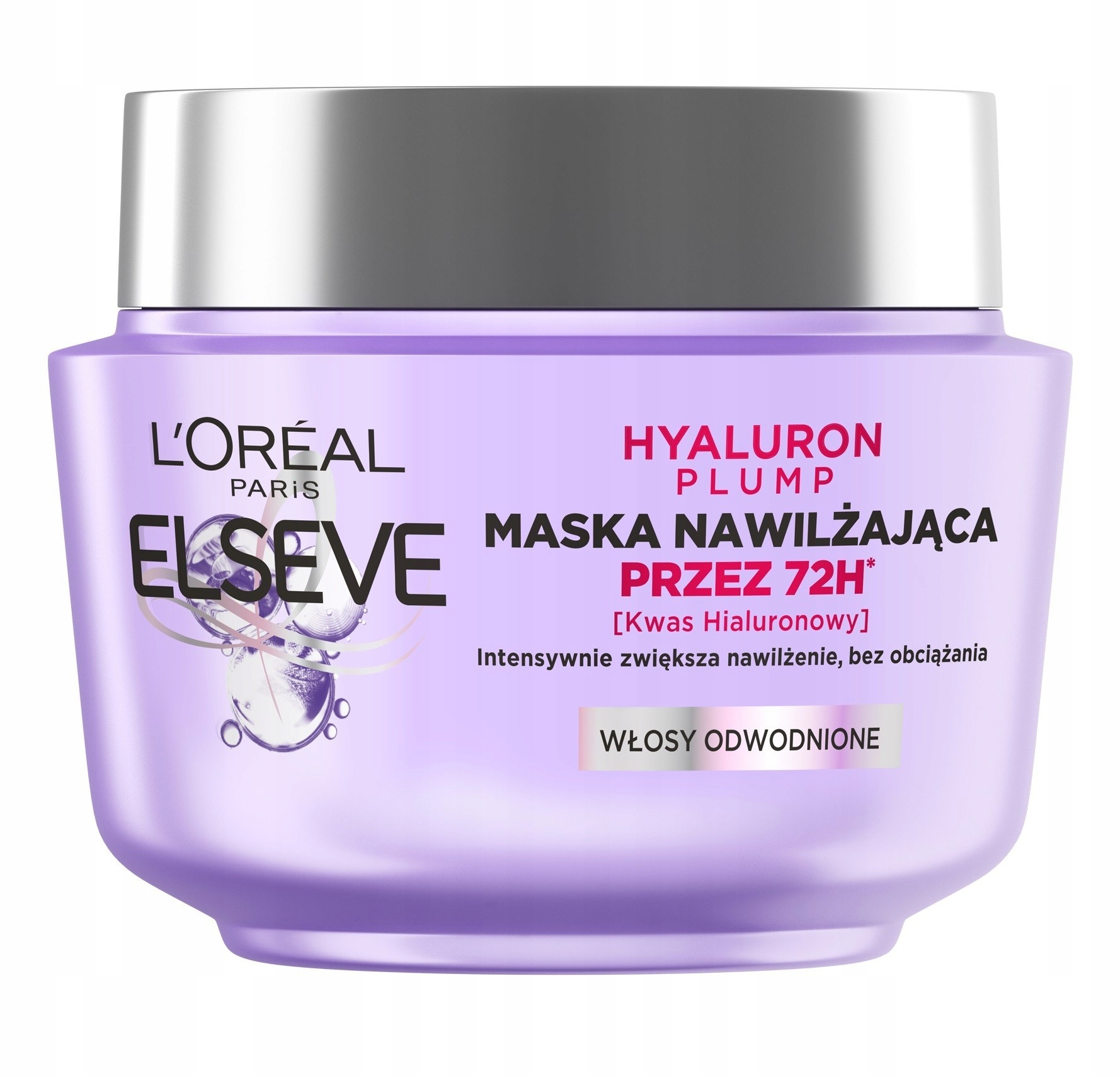Loreal Elseve Hyaluron Plump Maska nawilżająca (przez 72H) do włosów odwodn