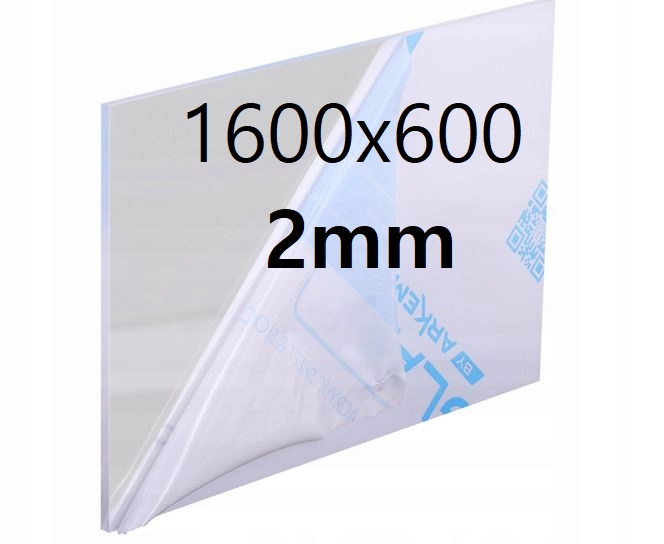 Pleksi /plexi Plexa Plexa Bezbarvá na míru 1600x600x2 mm Akrylová Deska
