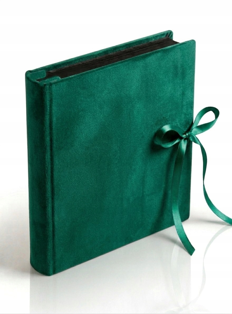 WELUROWY ALBUM DO ZDJĘĆ ALBUMY ZDJĘCIA 10x15 500 EMERALD ZIELONY