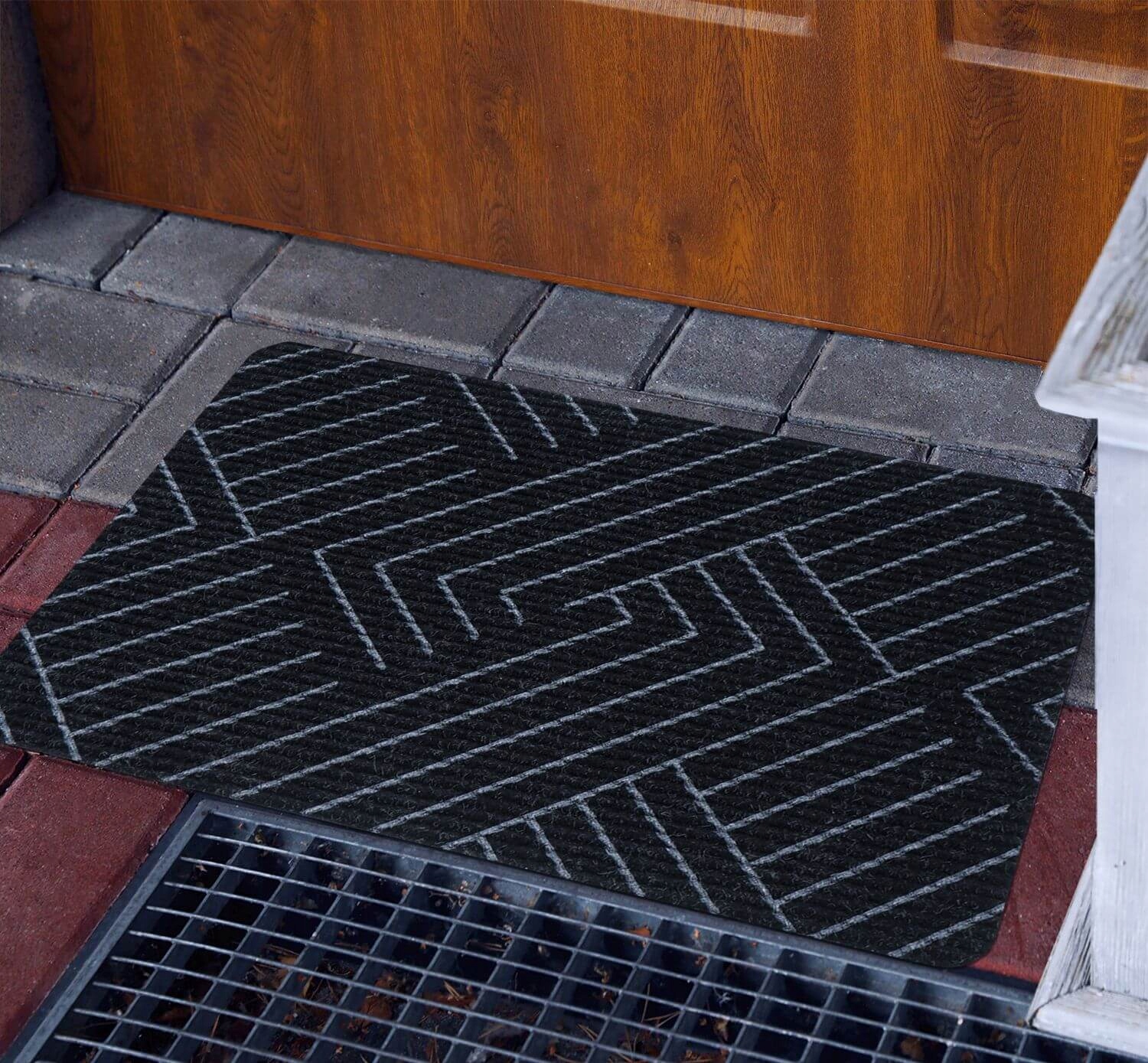 WYCIERACZKA POD DRZWI GUMOWA MATA ZEWNĘTRZNA MOCNA 40X60 Długość (cm) 60