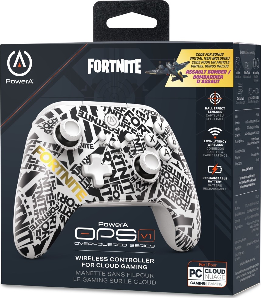PowerA Bezdrátový ovladač Pc/cloud Ops v.1 Fortnite Edition s Hallovým efektem