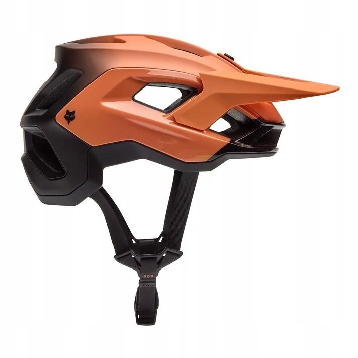 Cyklistická přilba Fox Speedframe Pro Backfade Coral černá oranžová