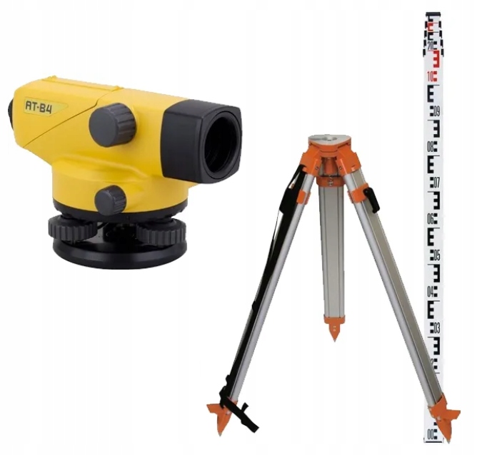 TOPCON AT-B4A NIWELATOR OPTYCZNY x24 STATYW ŁATA