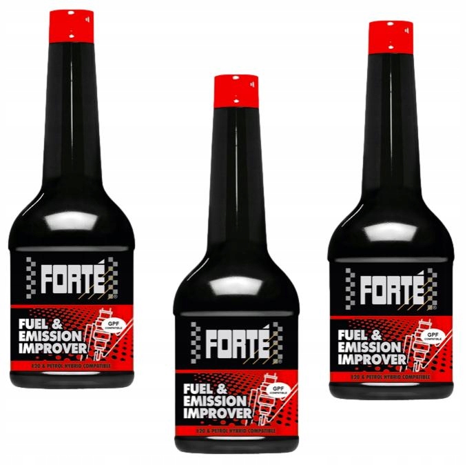 Forte 3 X Fuel & Emission Improver Prípravok Čistí Motor 400 ML