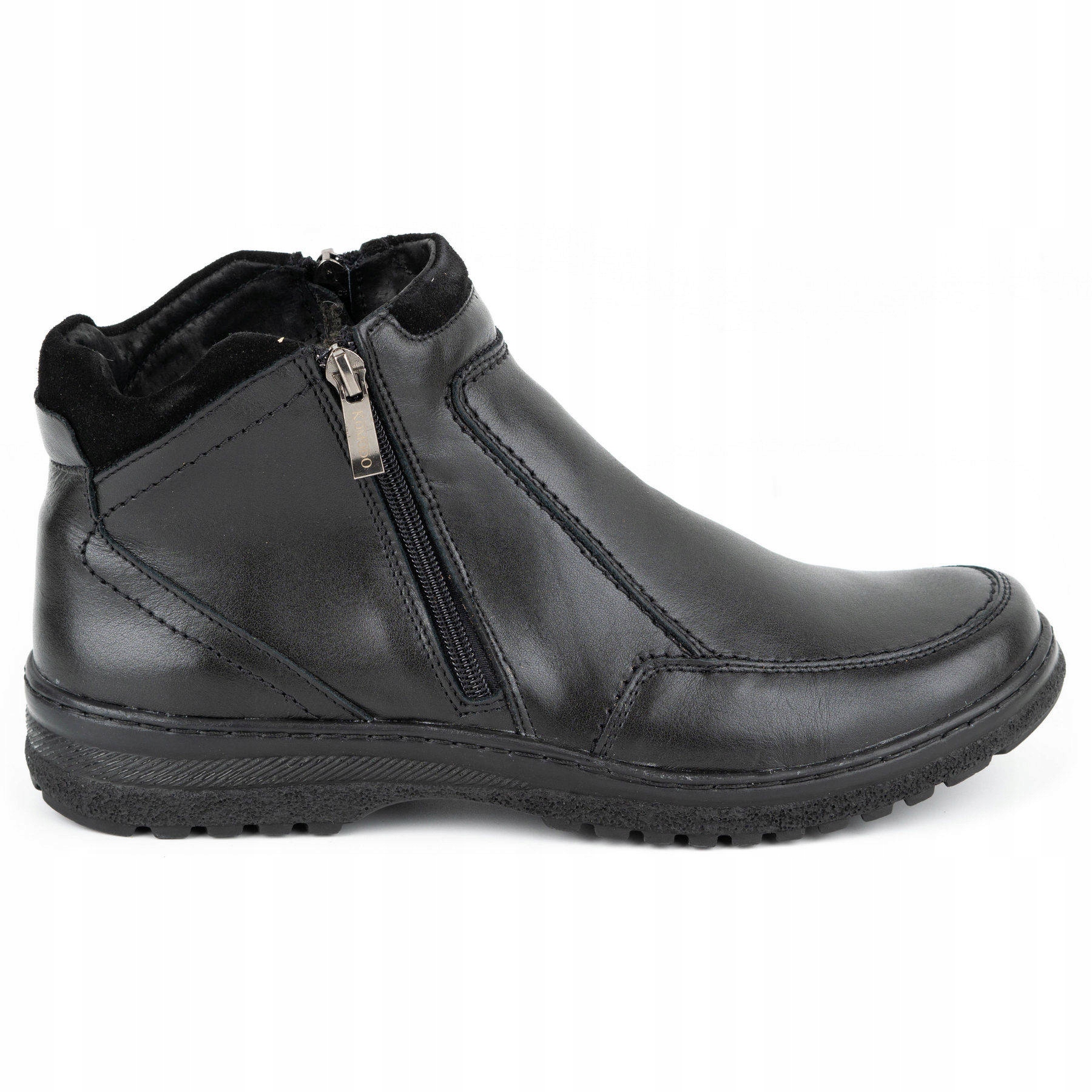 

Buty męskie skórzane zimowe trzewiki 816 czarne 49