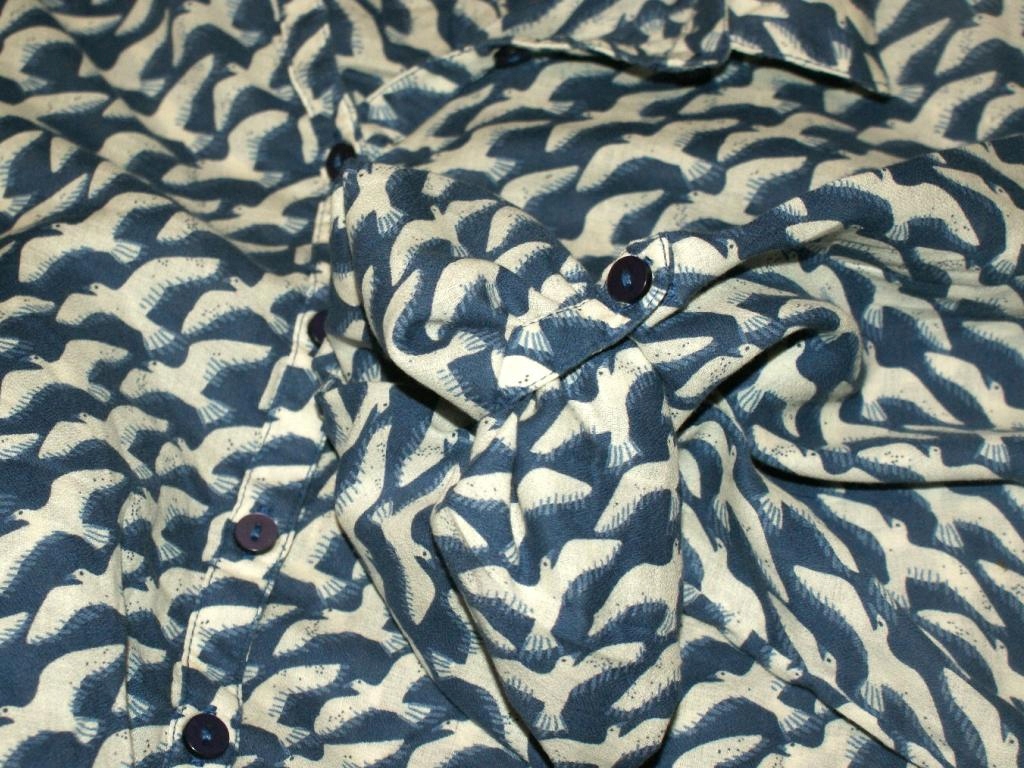 Seasalt Cornwall koszula damska morze mewy plażowa tunika 48 Kolor niebieski