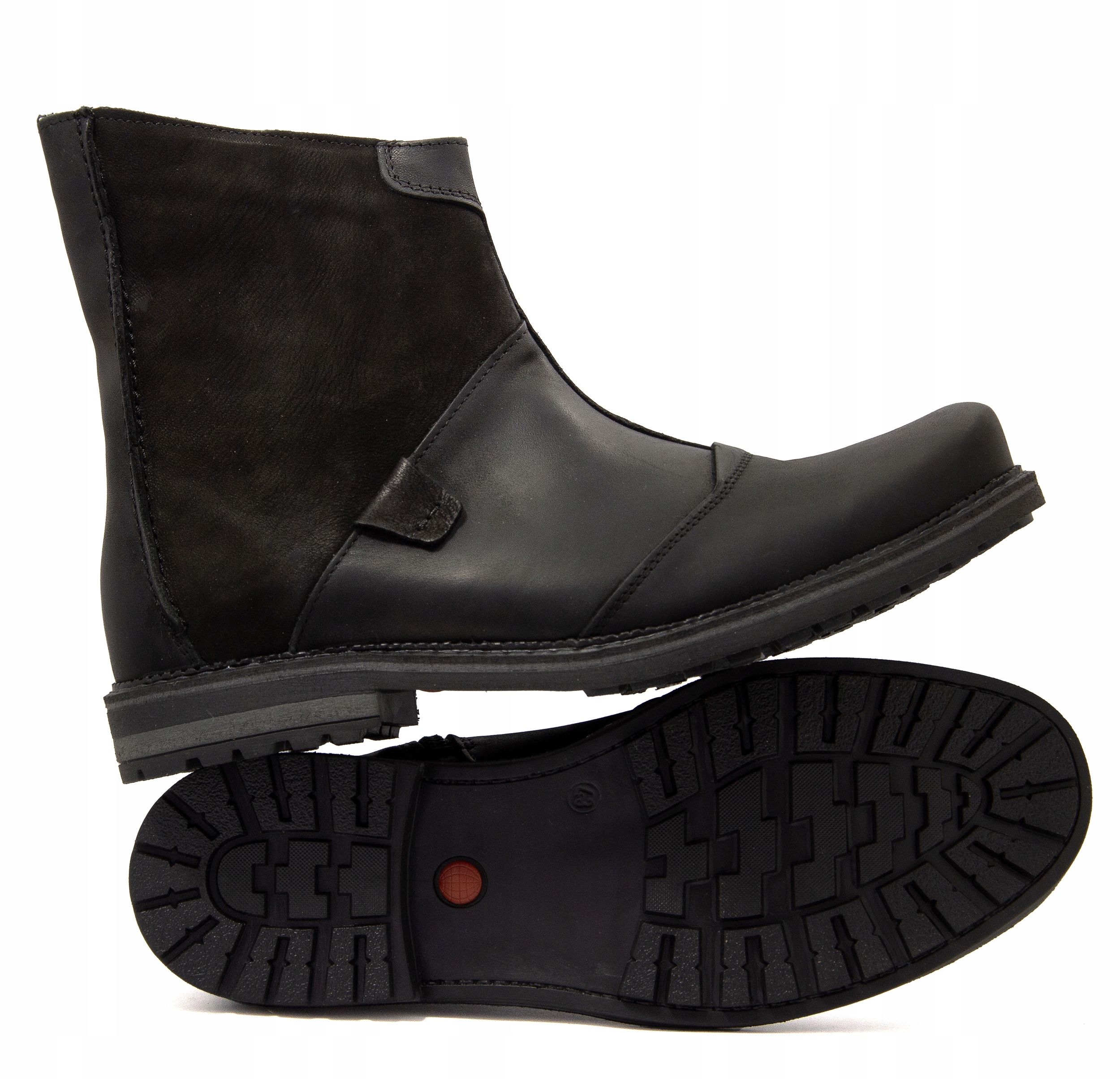 SZTYBLETY wysokie MĘSKIE MILITARNE wojskowe POLSKIE SKÓRA naturalna 553 42 Marka inna