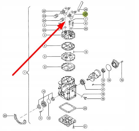 736464.0 Клапан блокировки