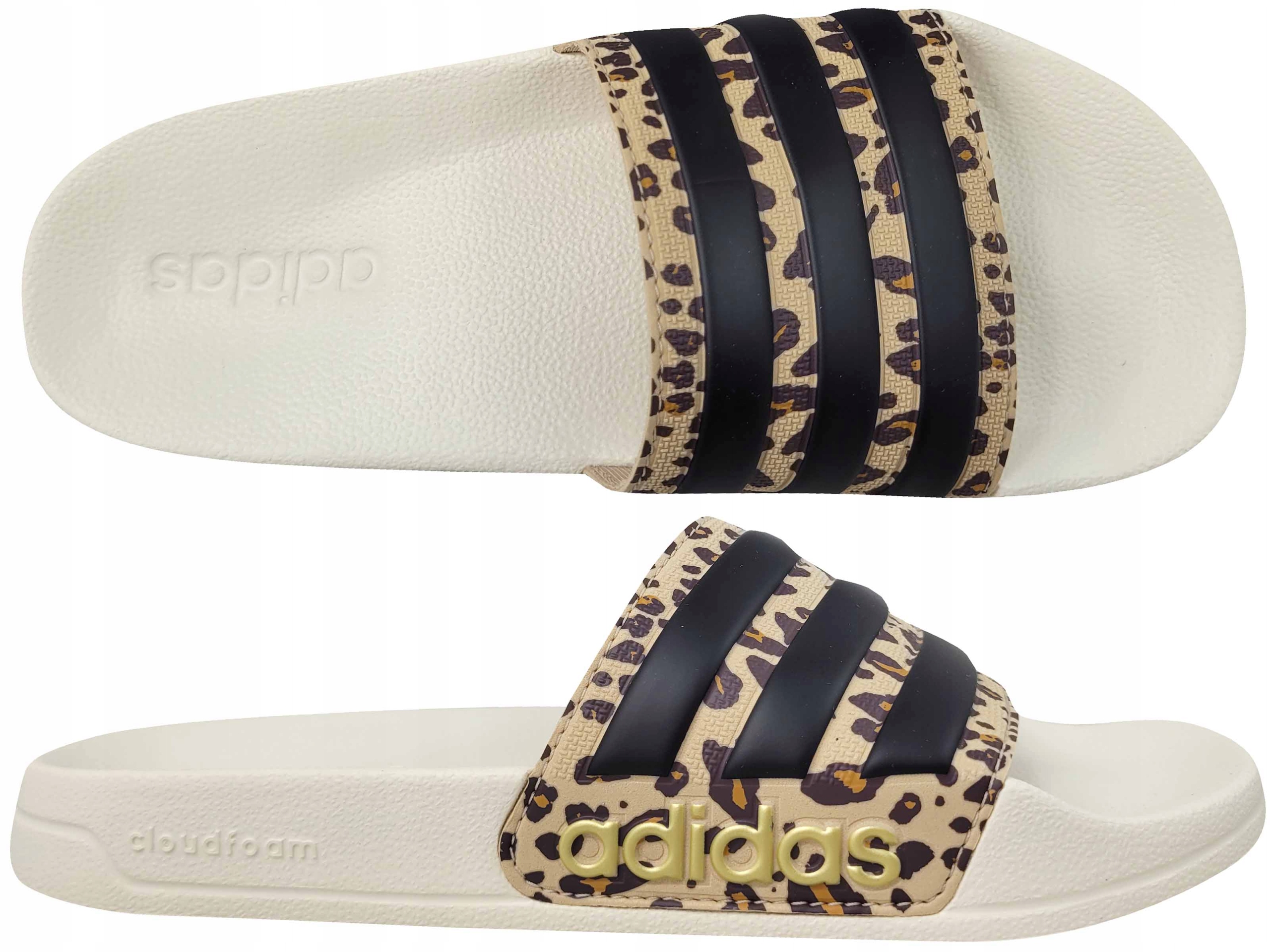 ADIDAS ADILETTE SHOWER IG3682 DAMSKIE KLAPKI BASENOWE NA PLAŻĘ W PANTERKĘ Rozmiar 39