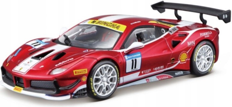 Ferrari 488 Challenge Fr model Bburago 26308 1:24
