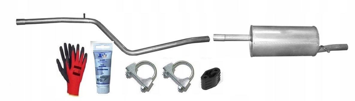 Dacia Logan 1.5 dCi 51-63kW (2005-12/2012) Sedan Trubka Tlumič sada bonus