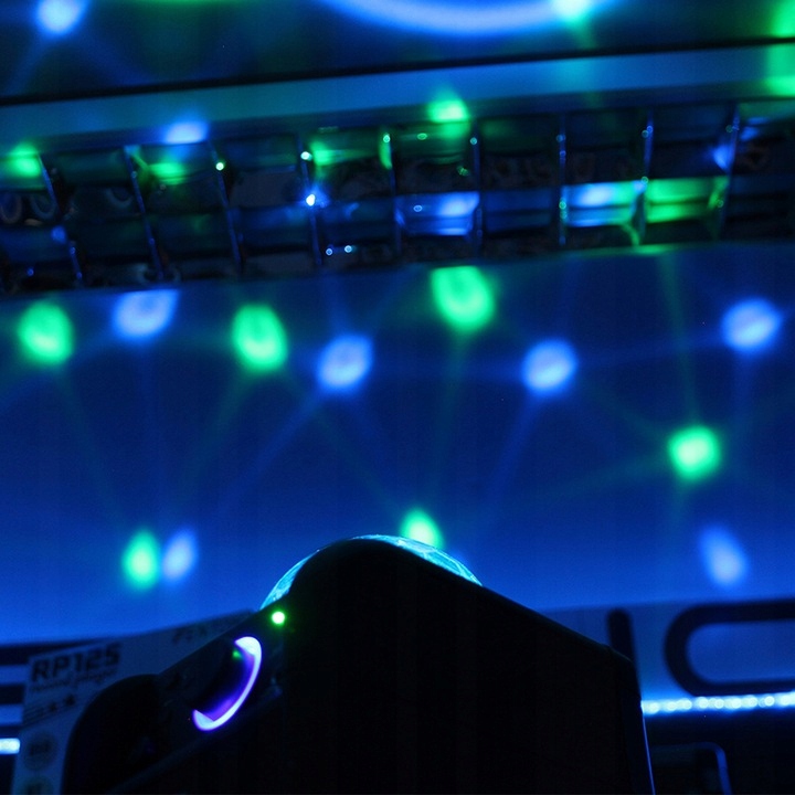 GŁOŚNIK karaoke LED RGB BT 50W bateria+ mikrofon Kolor inny