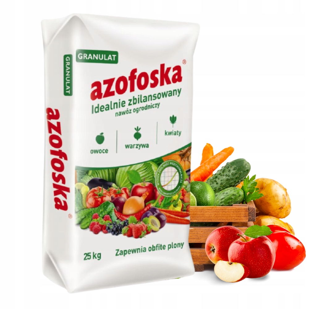 

Azofoska Nawóz Uniwersalny 25kg Warzywa Owoce Npk