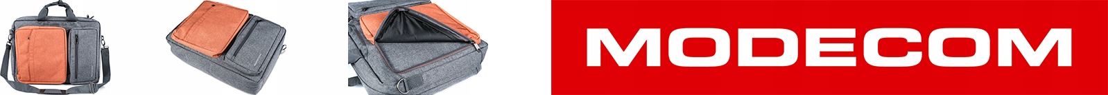 TORBA Z FUNKCJĄ PLECAKA NA LAPTOPA 15,6 CALA Z WODOODPORNEGO MATERIAŁU 15,6 Kolor pomarańczowy