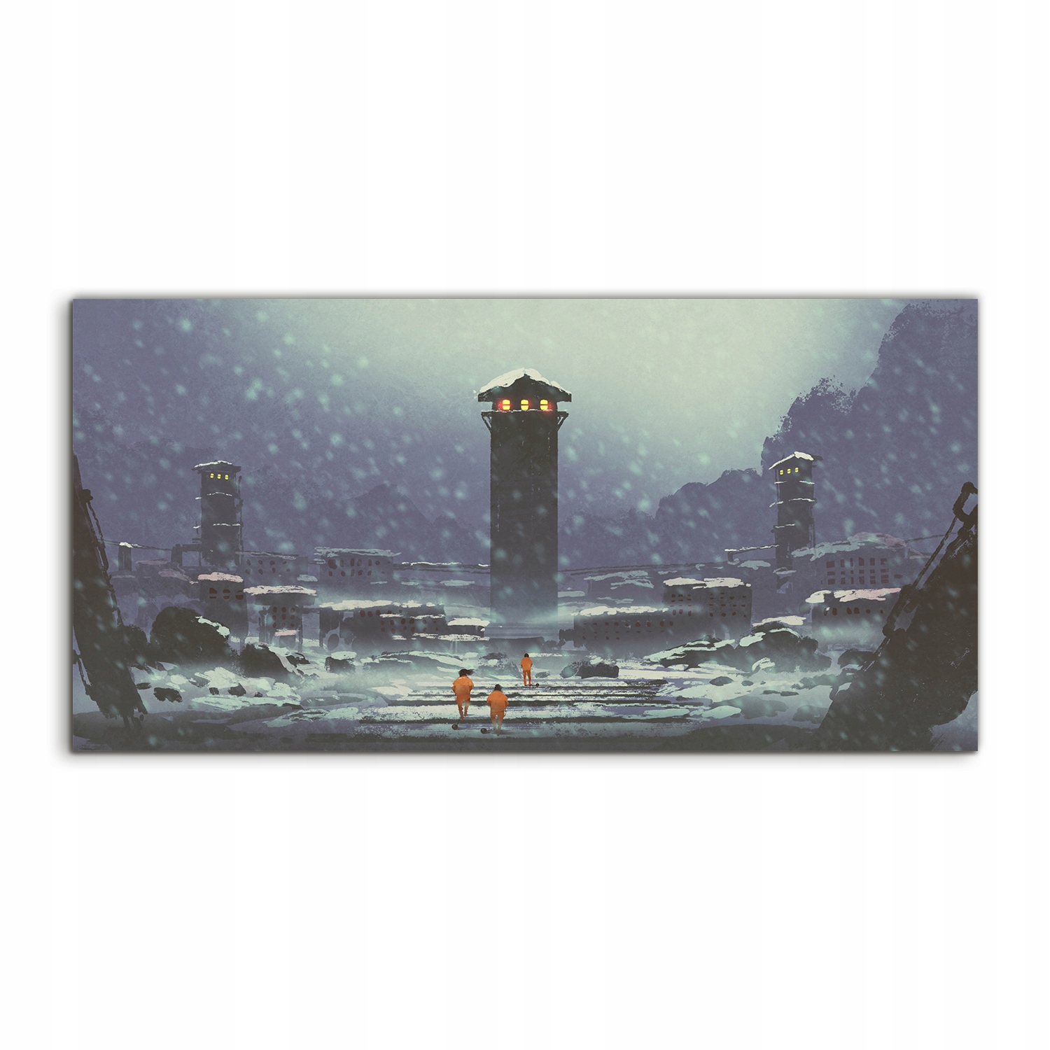 Akrylový obraz 120x60 závesný Väzni Väzenie