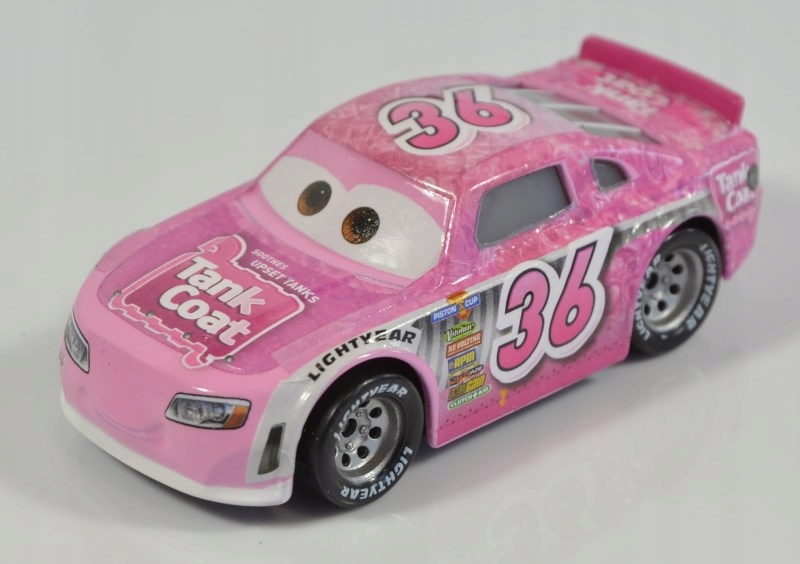 MATTEL CARS3 AUTA REB MEEKER no.36 TANK COAT 1:55 z PL EAN (GTIN) 9123456789105