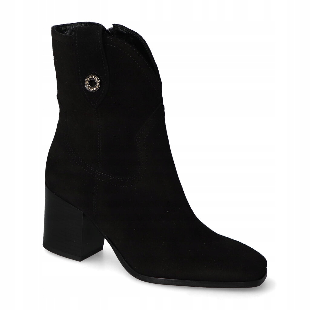 Kotníkové Boty Karino 4856/003-F Černý semiš 40