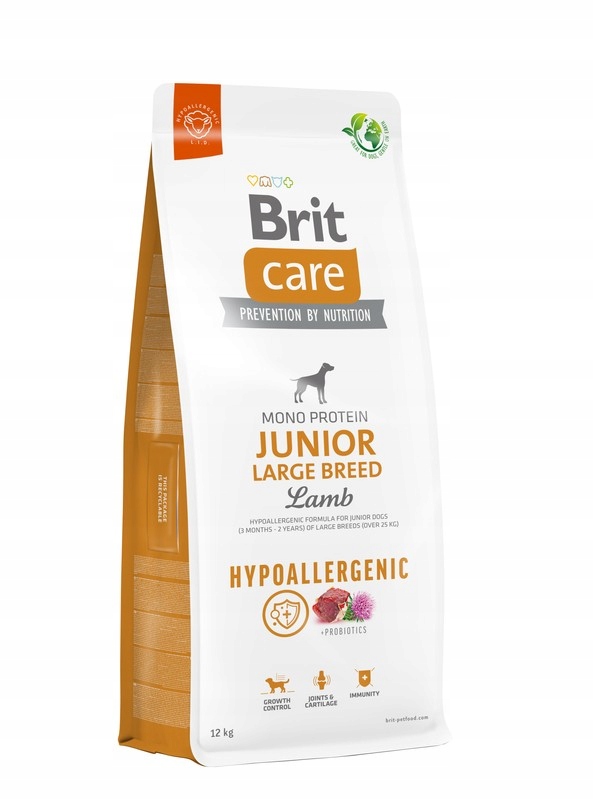 Brit Care Dog Hypoallergenic Junior Large Breed z jagnięciną 12kg