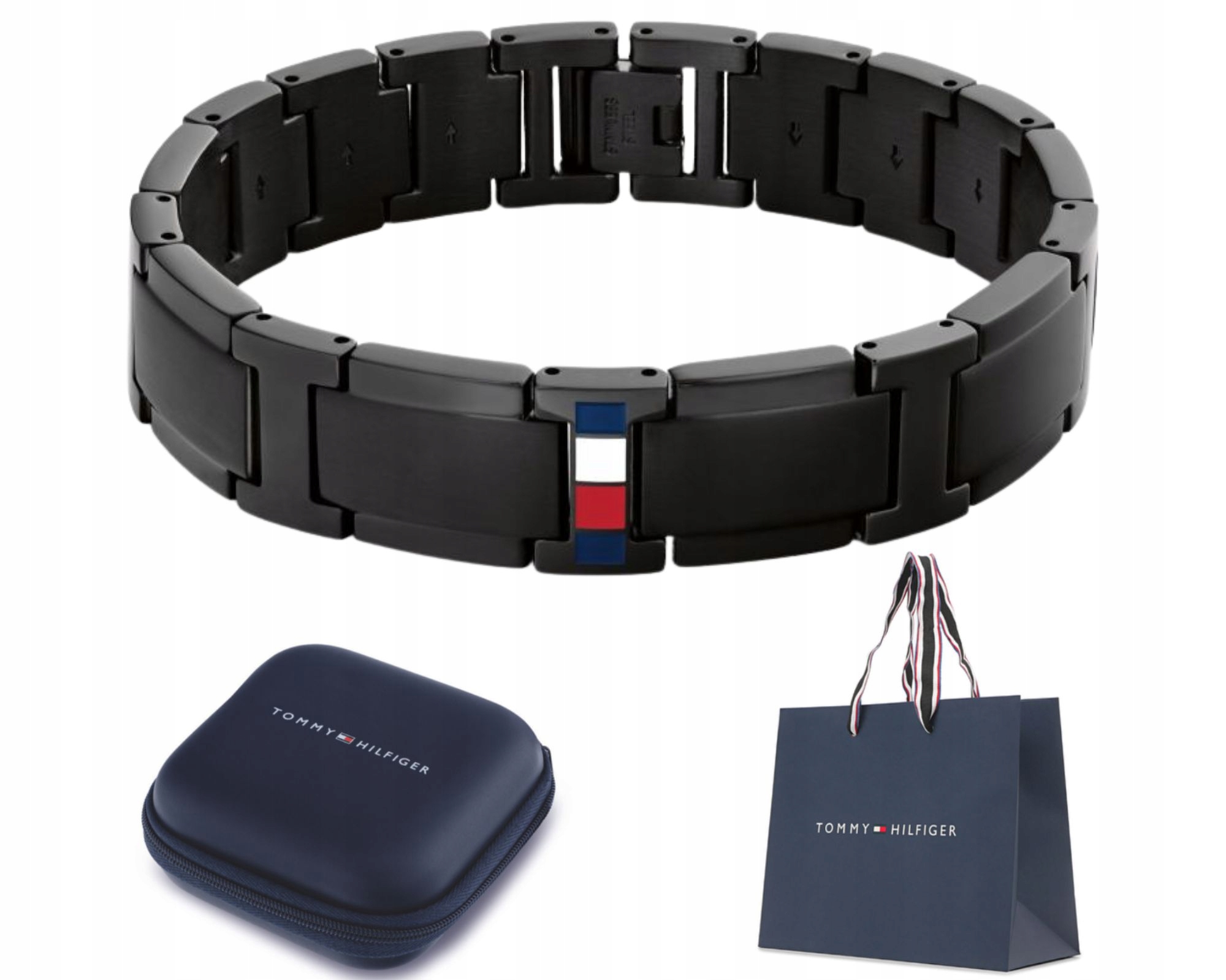 Pánský Náramek Ocelový Grafitový Tommy Hilfiger