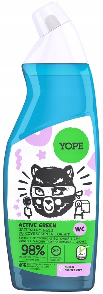 

Yope Naturalny Żel do Toalet Wc Active Green 750ml