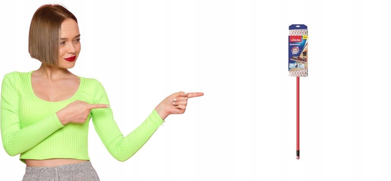 Mop zestaw Vileda Ultramax płaski stelaż kij