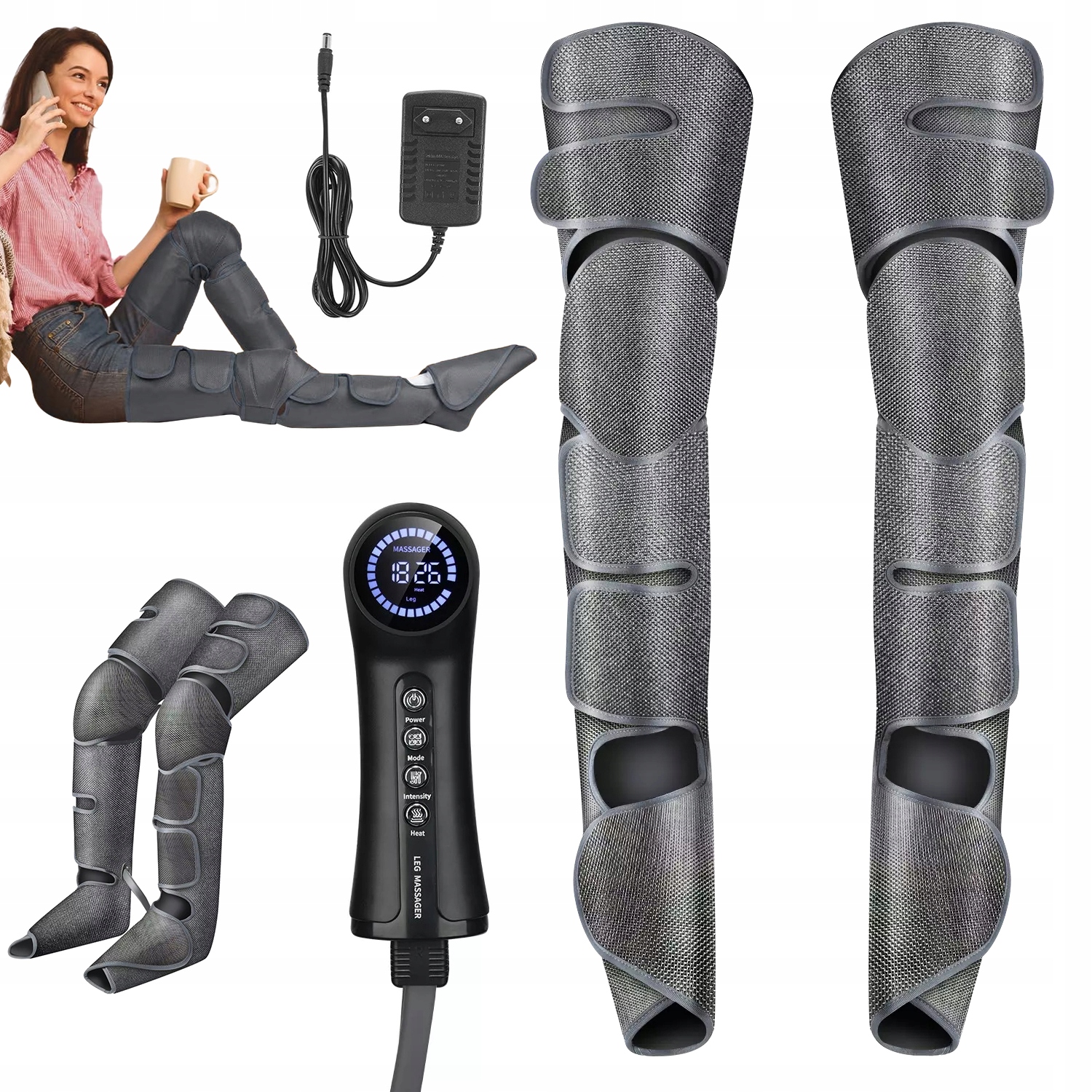 Drenaż Limfatyczny Urządzenie Masażer Nóg Presoterapia Rodzice