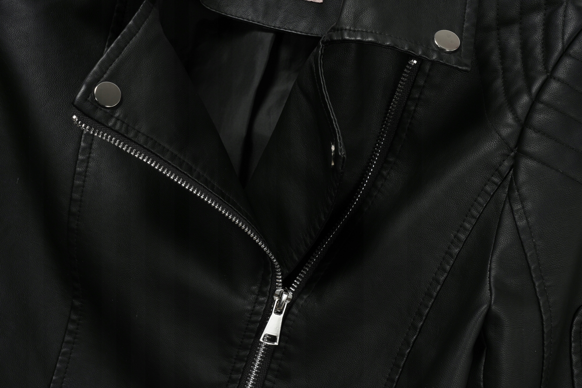 RAMONESKA KURTKA DAMSKA eko skórzana na zamek - M Model 11z8030