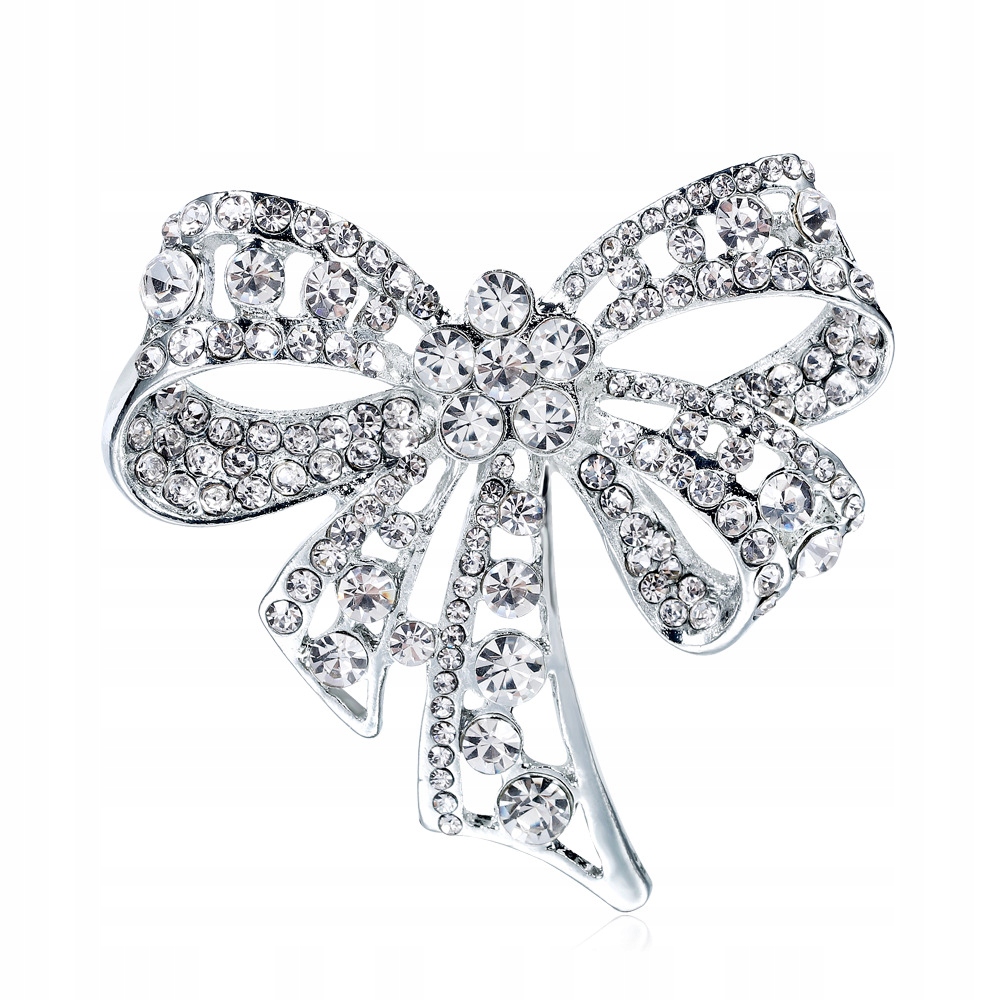 

Pinets Broszka z cyrkoniami Cyrkonie Kokarda