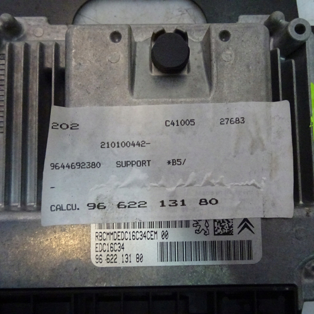 CITROEN C4 1.6HDI computer control unit 9662213180