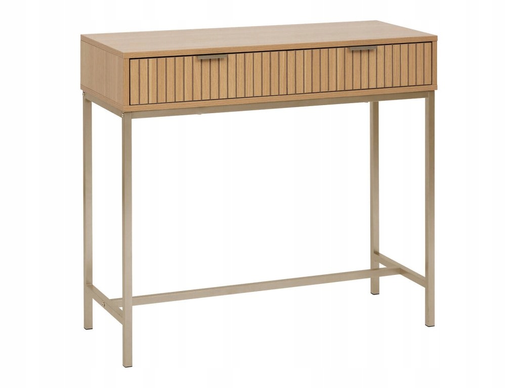 Konzola s dvoma zásuvkami Tasso, 80,5 x 35 x 90 cm