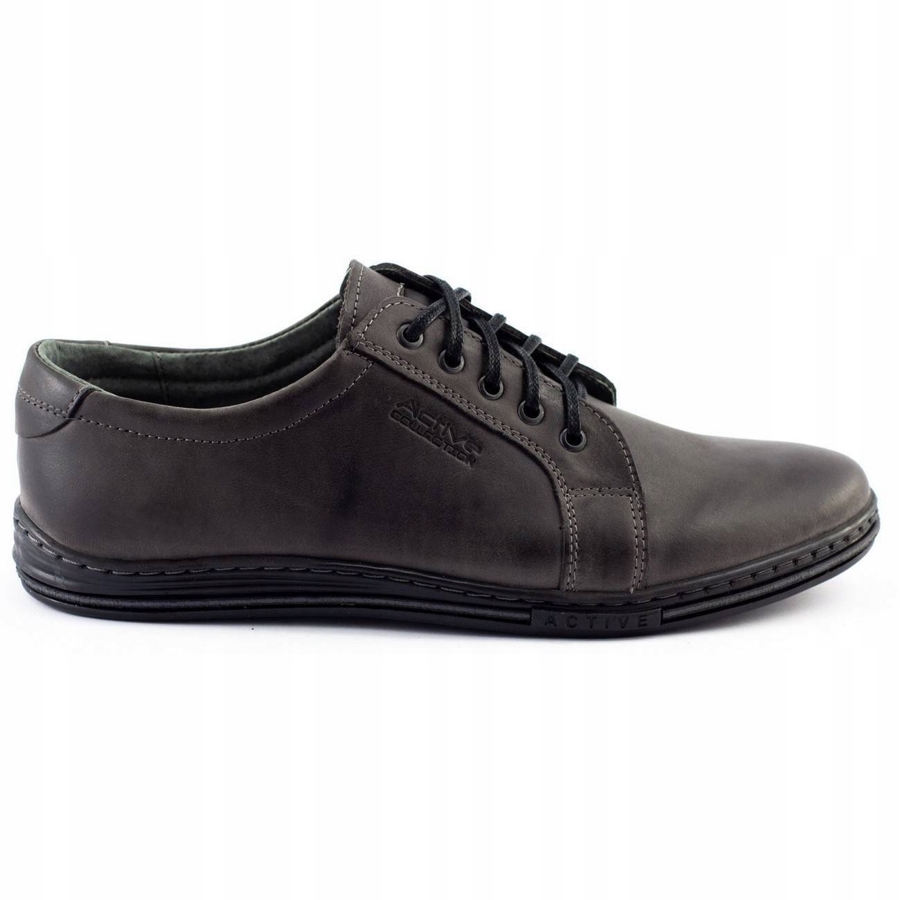 

Buty Olivier Casual Skóra 320 Szary 40