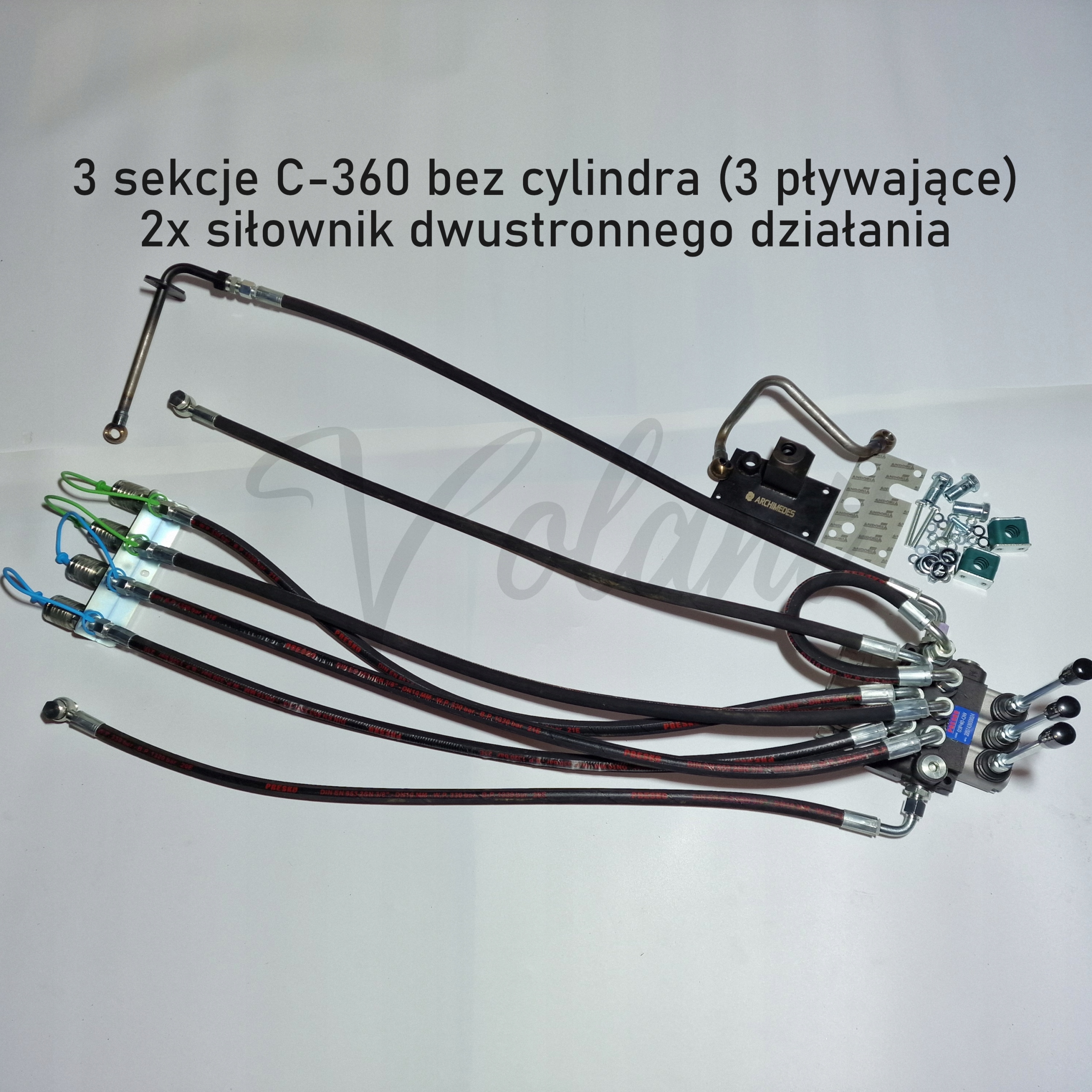 Vnější Rozdělovač 3-SEKČNÍ C-360 Plovoucí Kompletní Na Blatník 40L