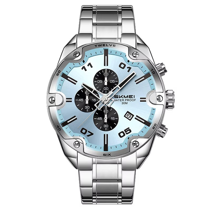 Pánské hodinky Skmei skm.193871b.mn náramek chronograf datumovka stopky