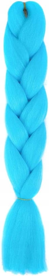 WŁOSY SYNTETYCZNE WARKOCZYKI WARKOCZ NIEBIESKIE DOCZEPIANE 130CM WA3 Kod producenta WA3