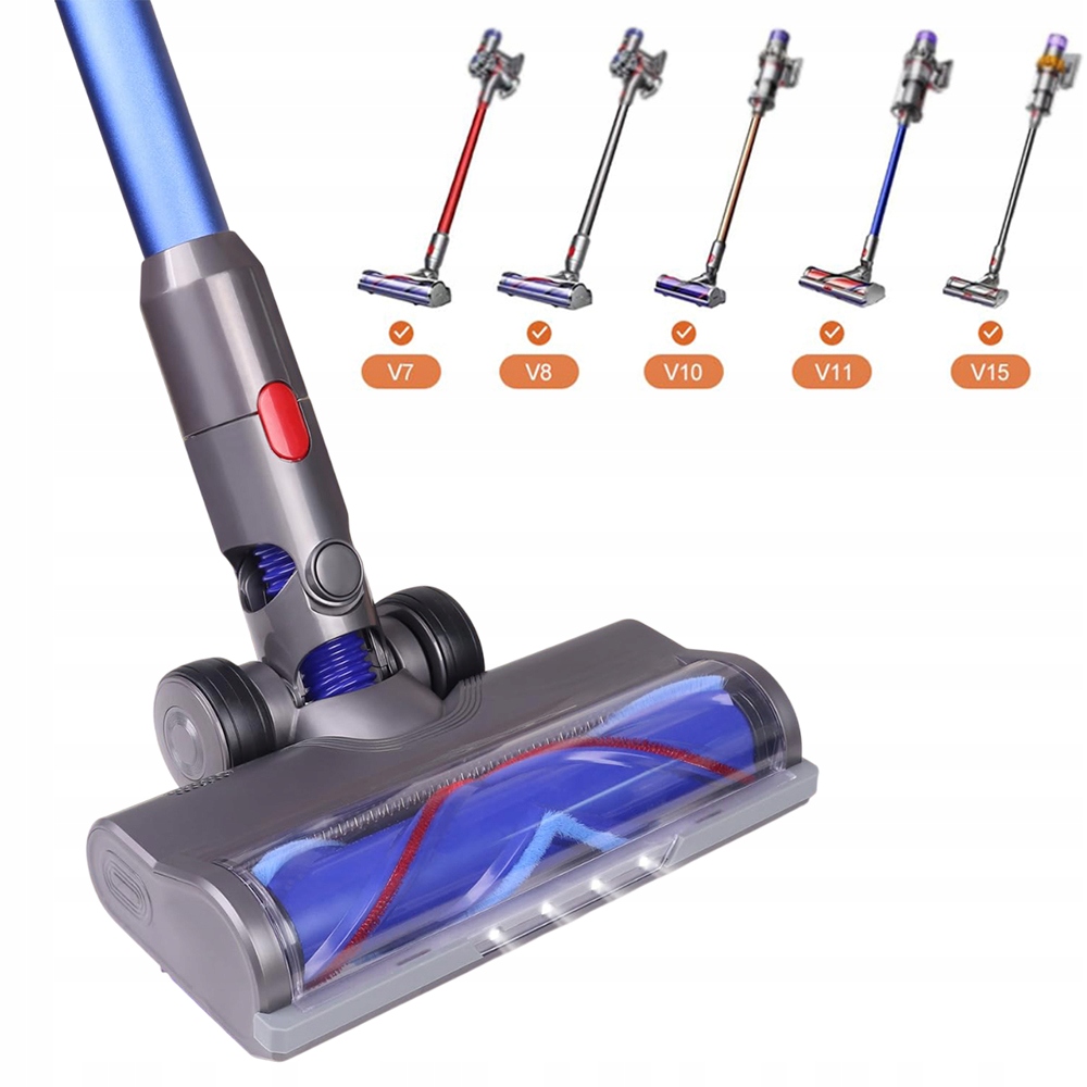 Turbo Szczotka Led Zamiennik Litery V Do Odkurzacz Dyson V7 V8 V10 V11 V15