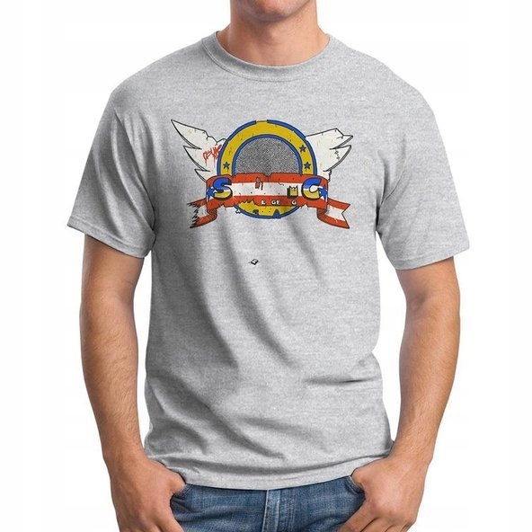

Koszulka T-Shirt The Hedgehog Logo Destroyed 2XL