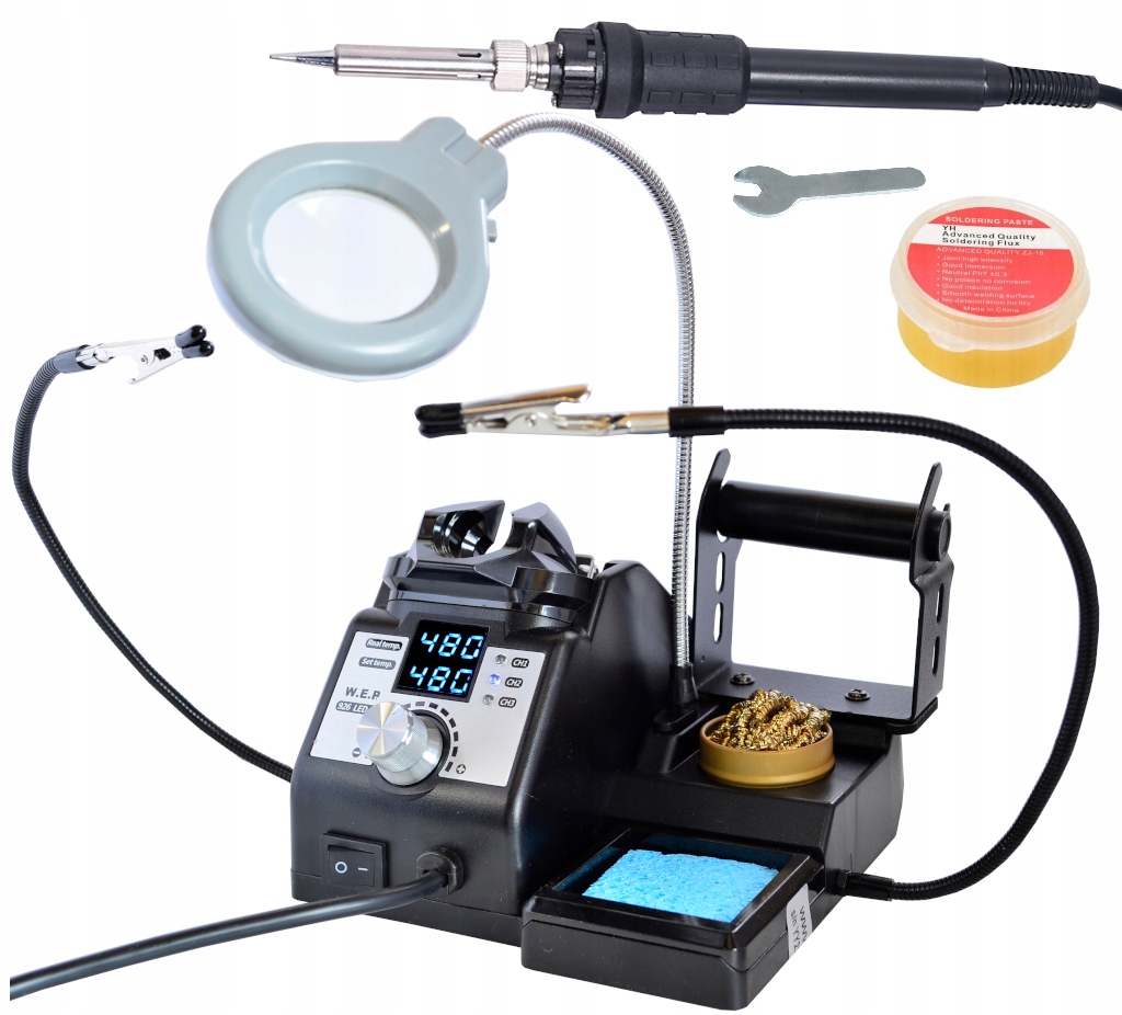 Stacja lutownicza Hotair Wep 926LED-IV 130W Programowalna +Pasta lutownicza