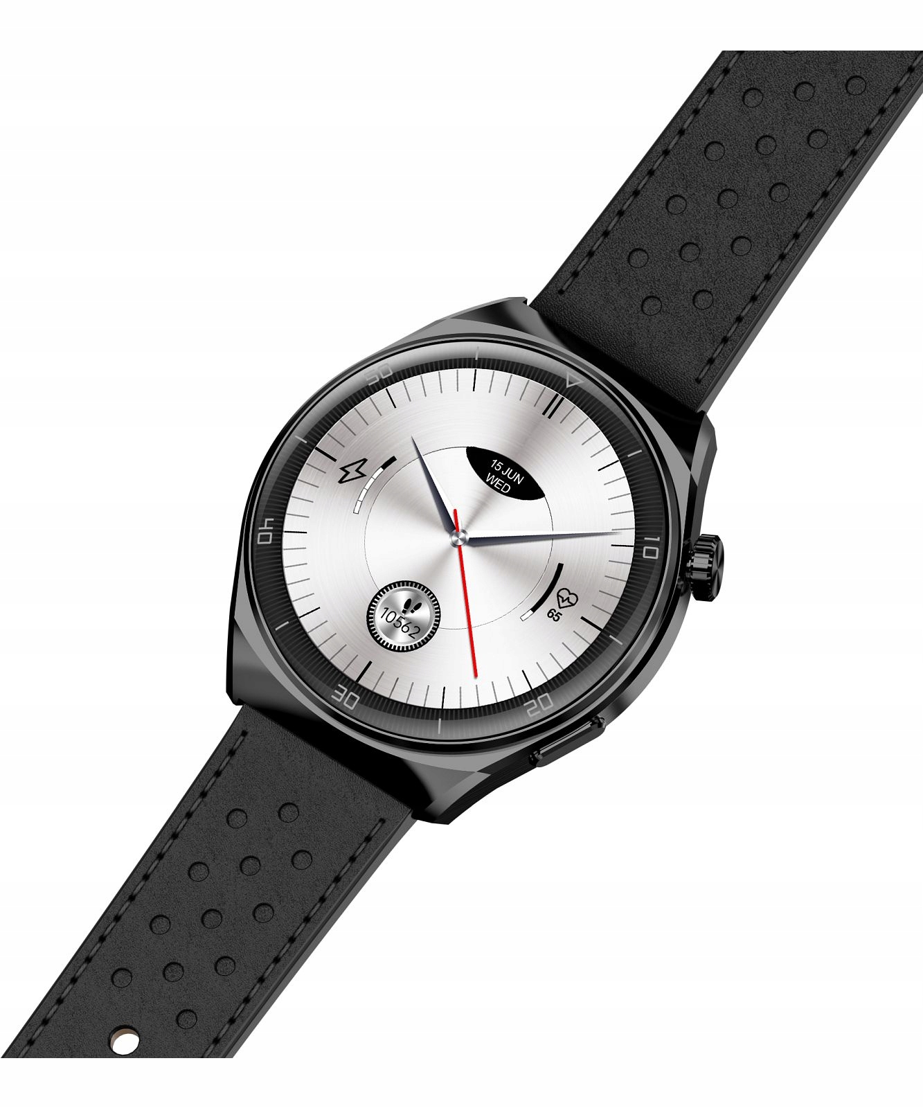 Smartwatch męski Garett V12 Black Leather Model inny
