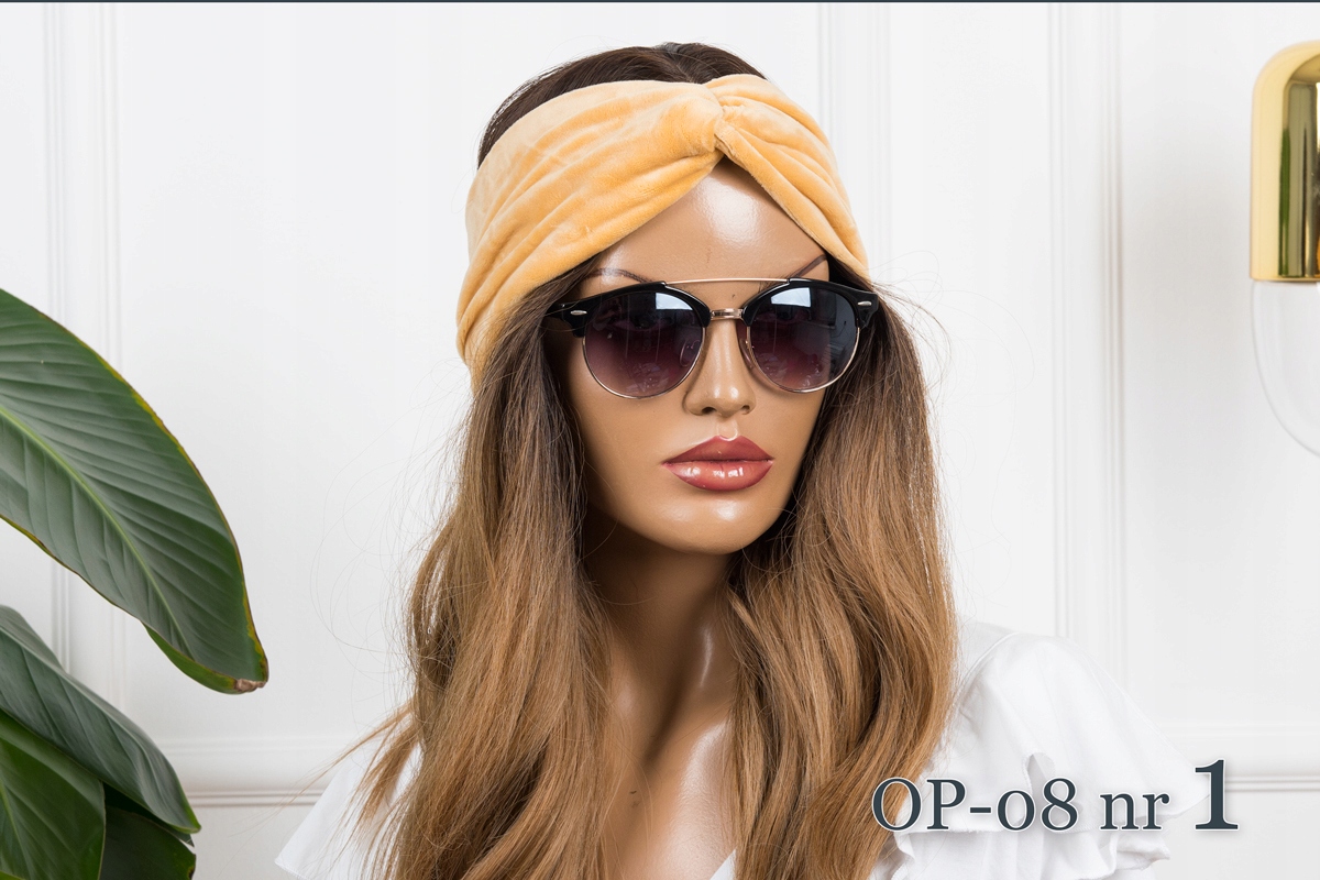 MODNA CIEPŁA OPASKA damska POLSKA GRUBA 8 KOLORÓW Cechy dodatkowe brak