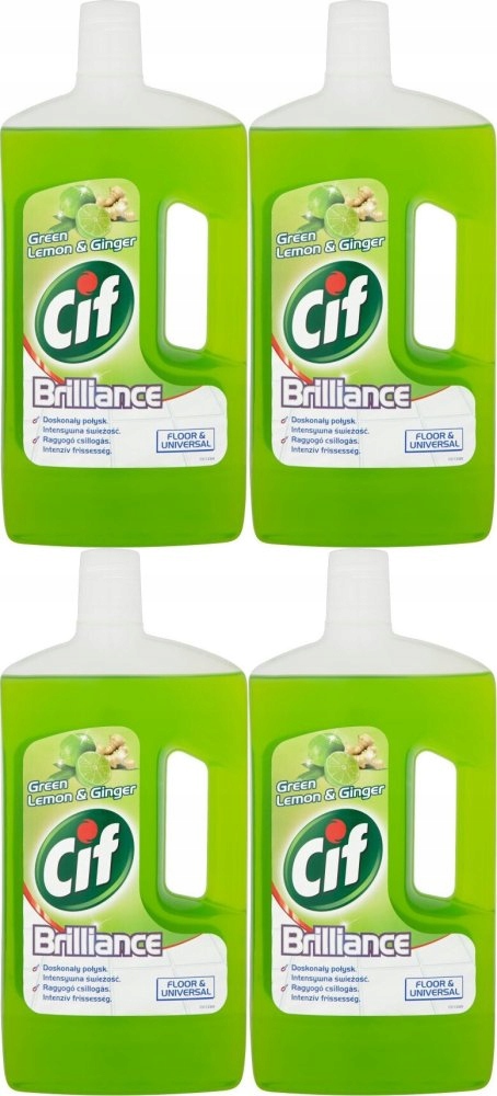 

Cif Brilliance Płyn do czyszczenia podłóg 1l x4