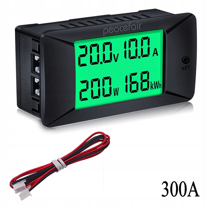 

Miernik Napięcia Prądu Mocy Watomierz 300A 300V DC