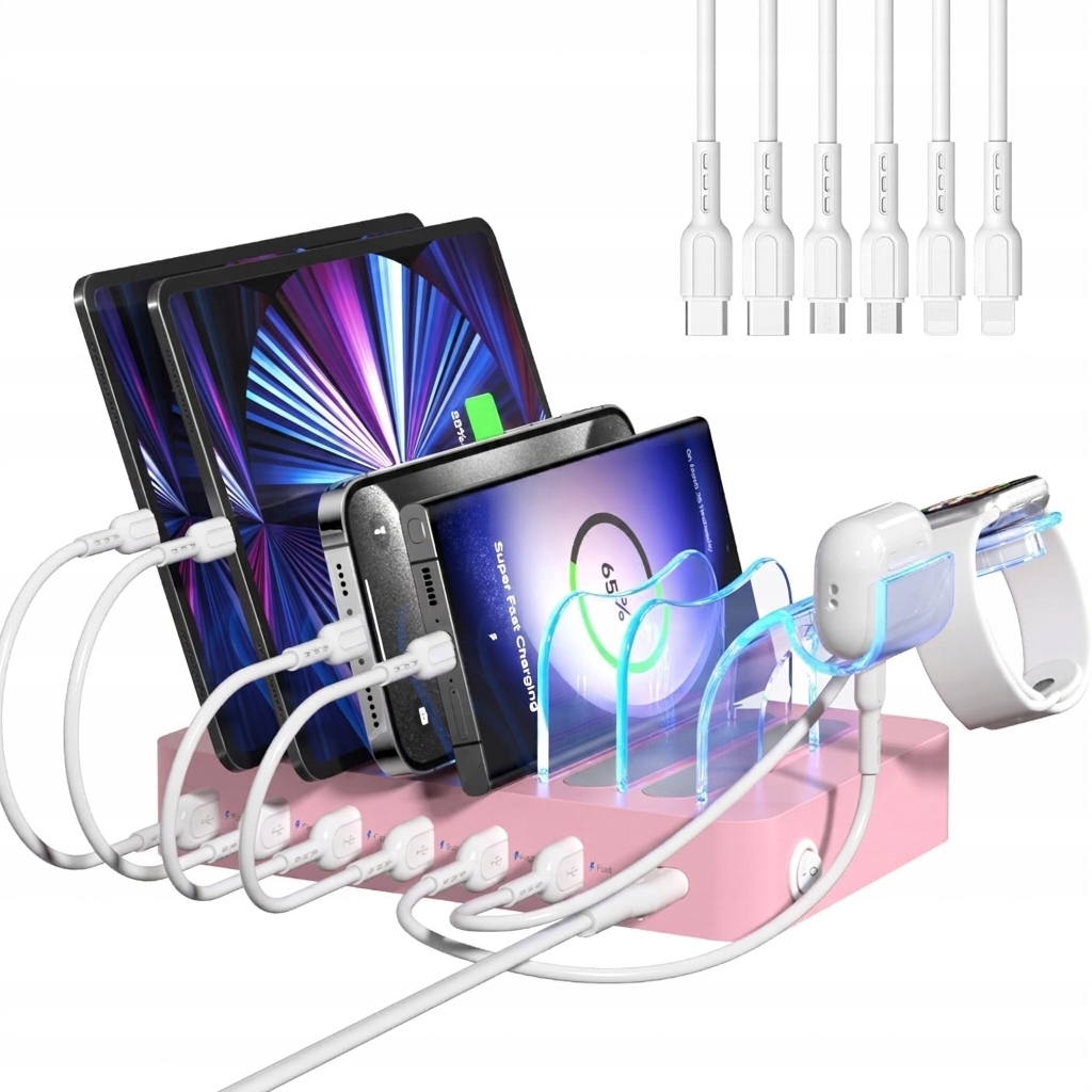 Usb nabíjecí stanice SooPii CS61 6-portů 50W Organizer