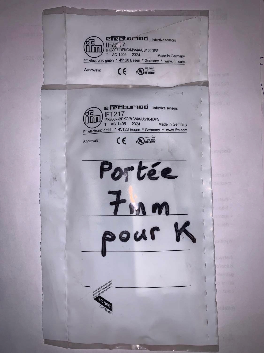 IFM Electronic Sensor Inductive IFT217 Inductive Sensor