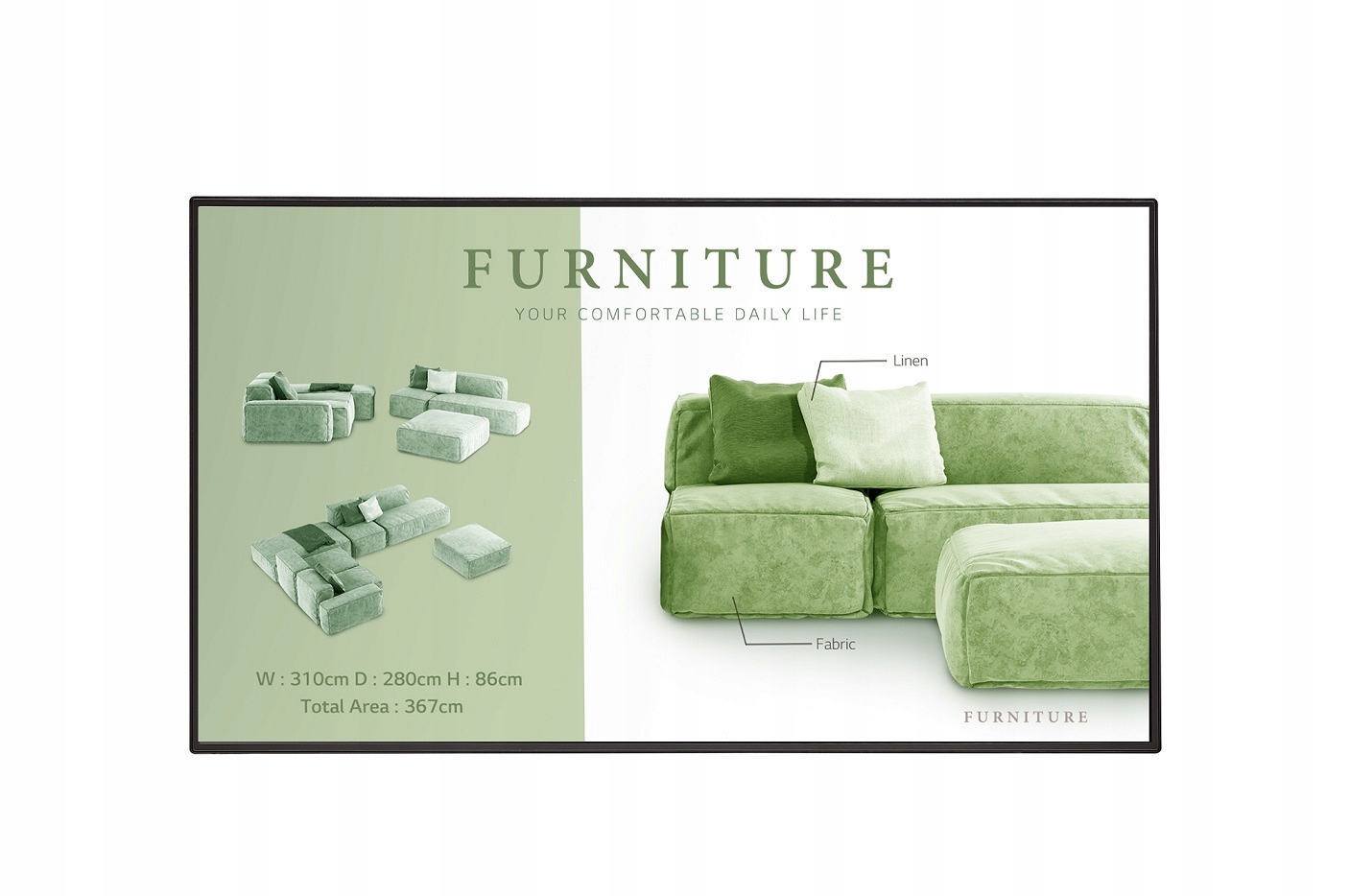 55" Lg Led 55UM5N-H Uhd, 500cd, Ips, Ops, 24/7