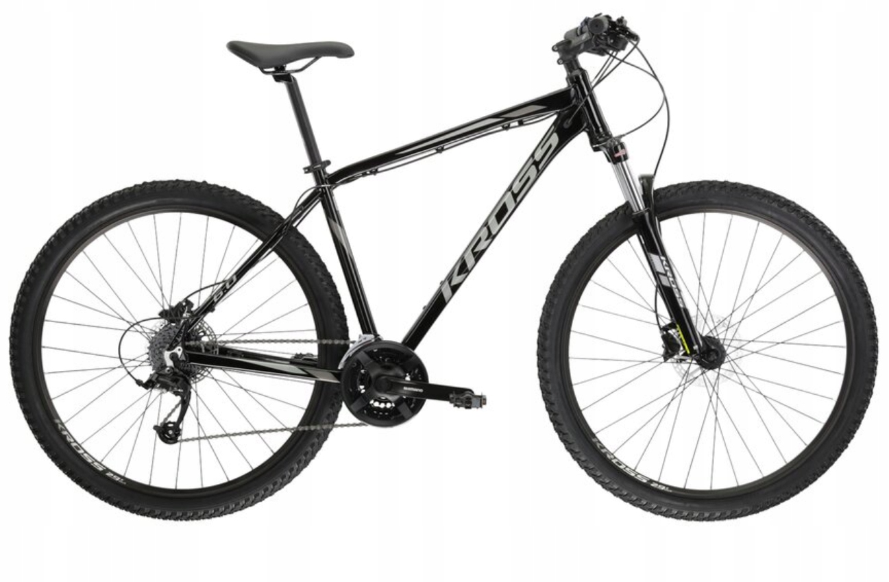 Rower Kross Hexagon 6.0 Disc 29" Mtb Górski czarny Black 17" S