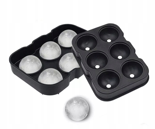 SILIKONOWA FORMA DO LODU KULA 6 SZT FOREMKI KULE Kod producenta ICEBALLS-1
