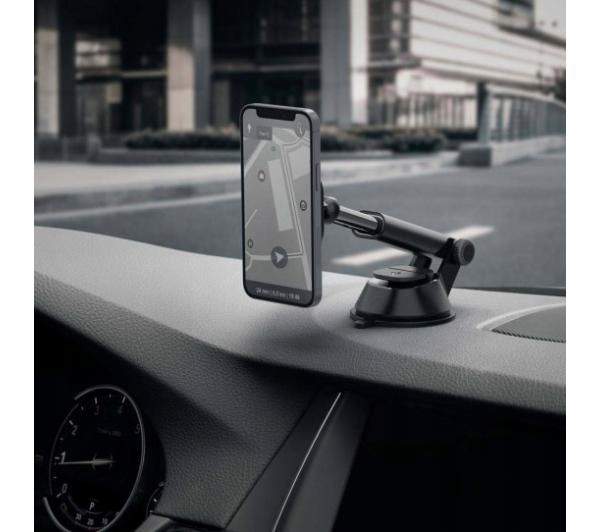 Uchwyt samochodowy Spigen iPhone 12/13 Magnetyczny Kolor czarny