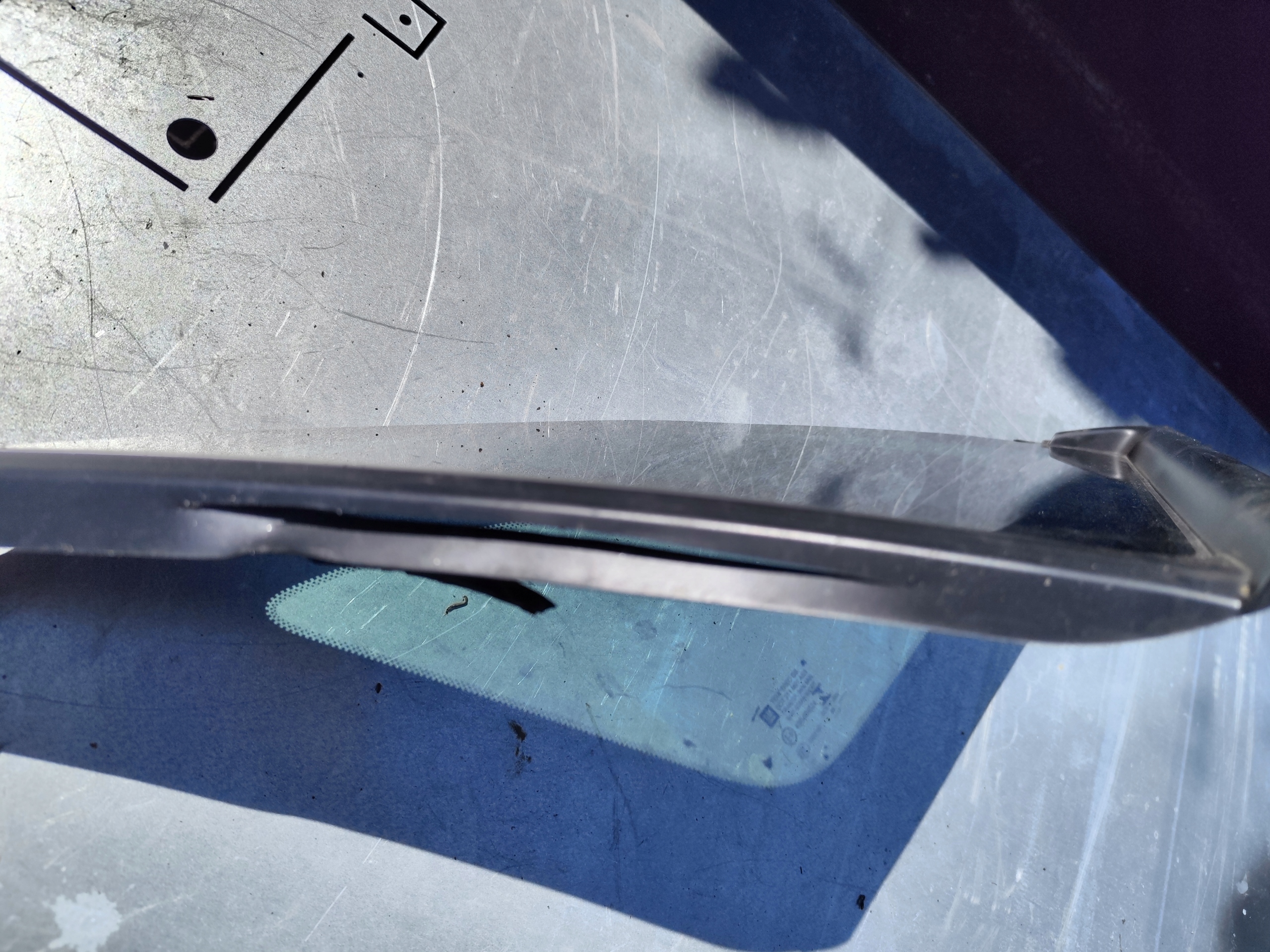 OPEL CROSSLAND window bodywork rear part left