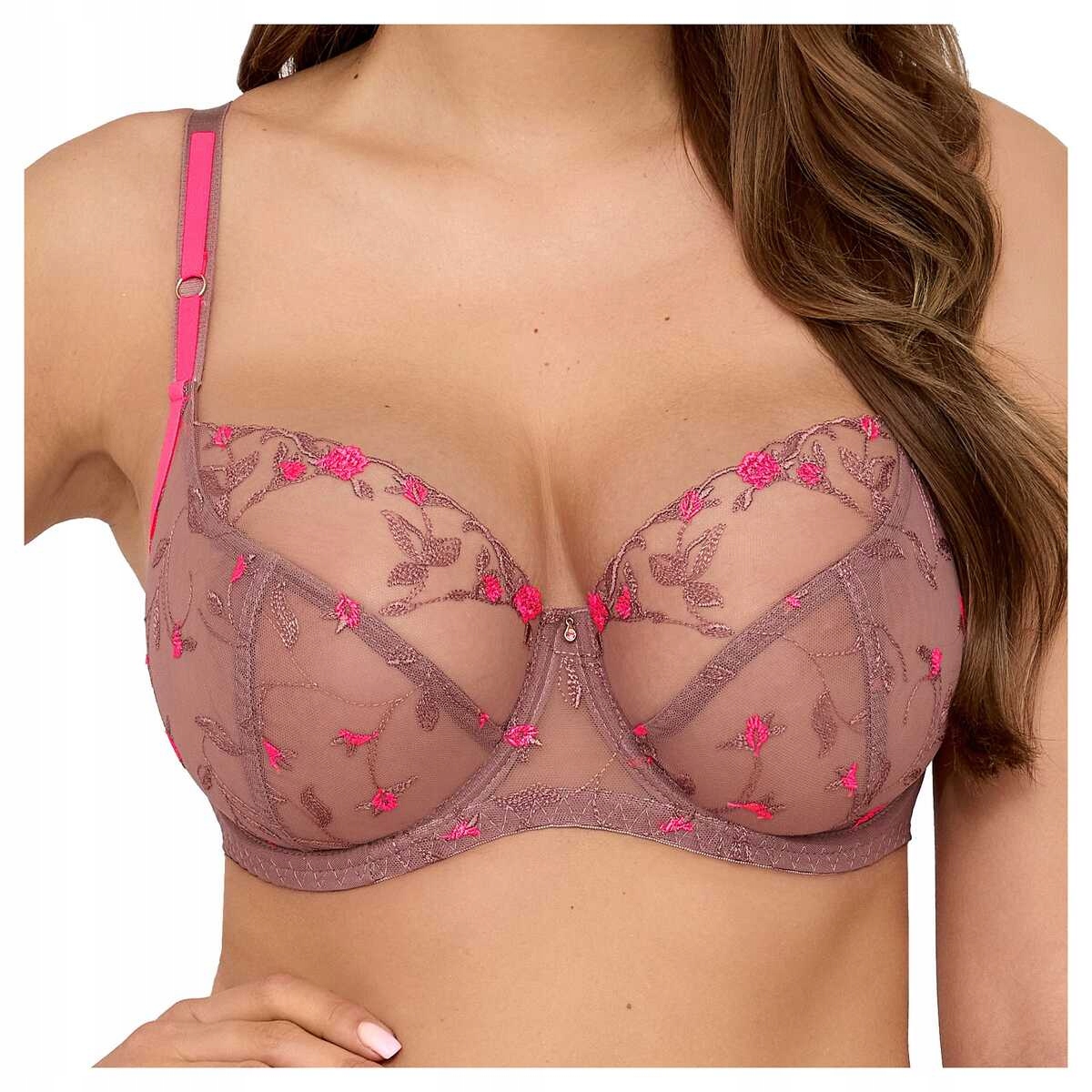 Ava Měkká podprsenka s kosticemi typu soft Muse 2218 mocha rose 90F