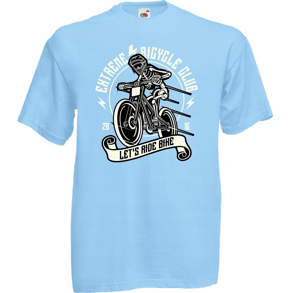 

Koszulka motocykl motor motocyklista XXL błękitna